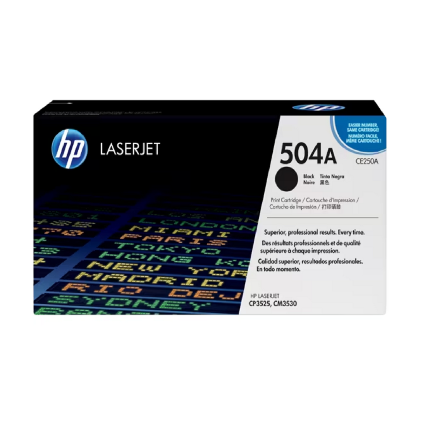HP 504A Black Original LaserJet Toner Cartridge