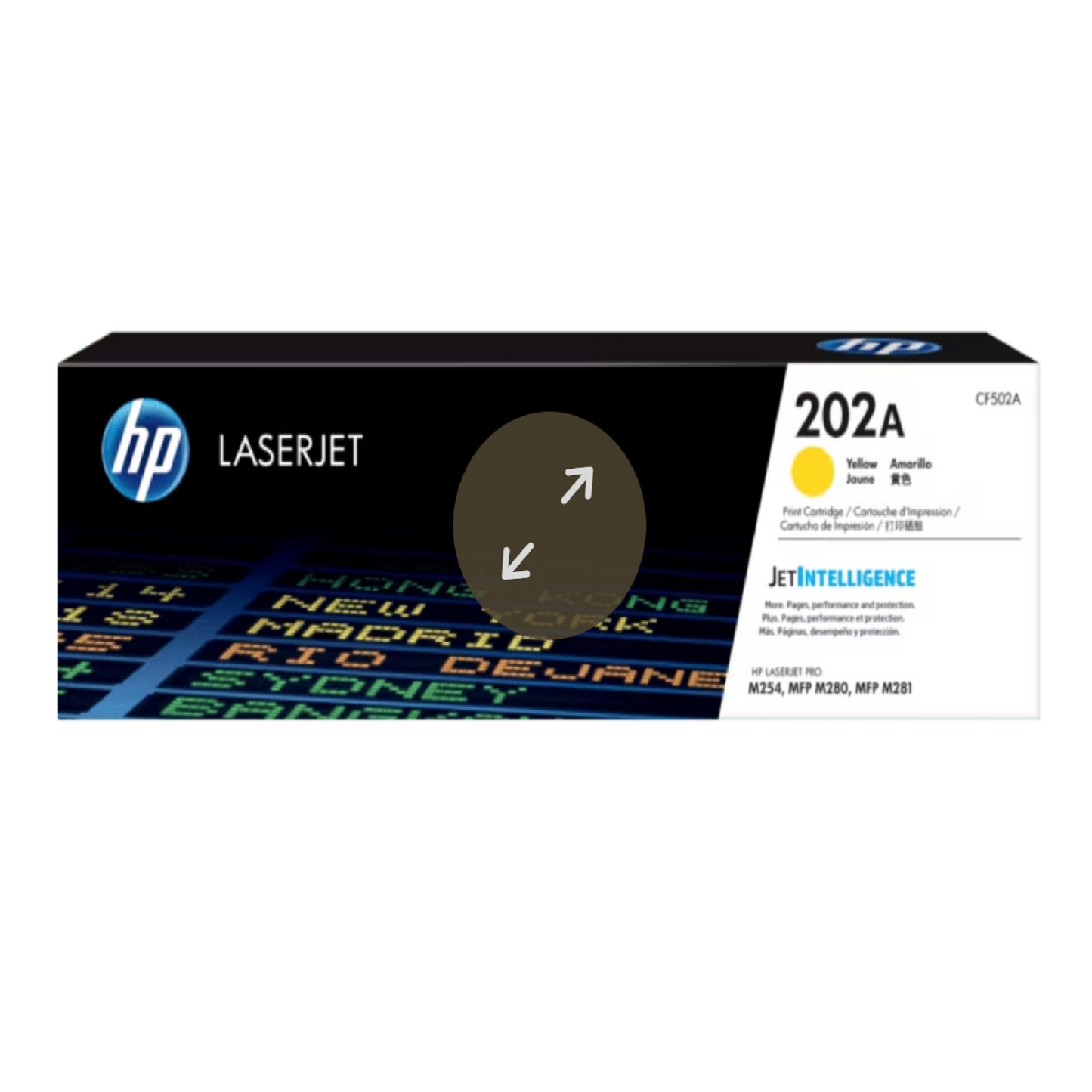 HP 202A Yellow Original LaserJet Toner Cartridge
